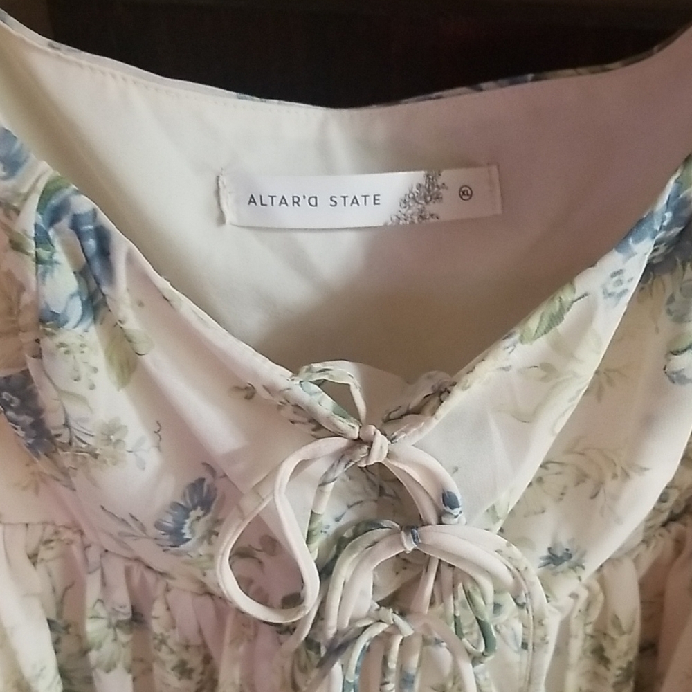 Altar'd State Floral Ruffled Dress - Picture 13 of 15
